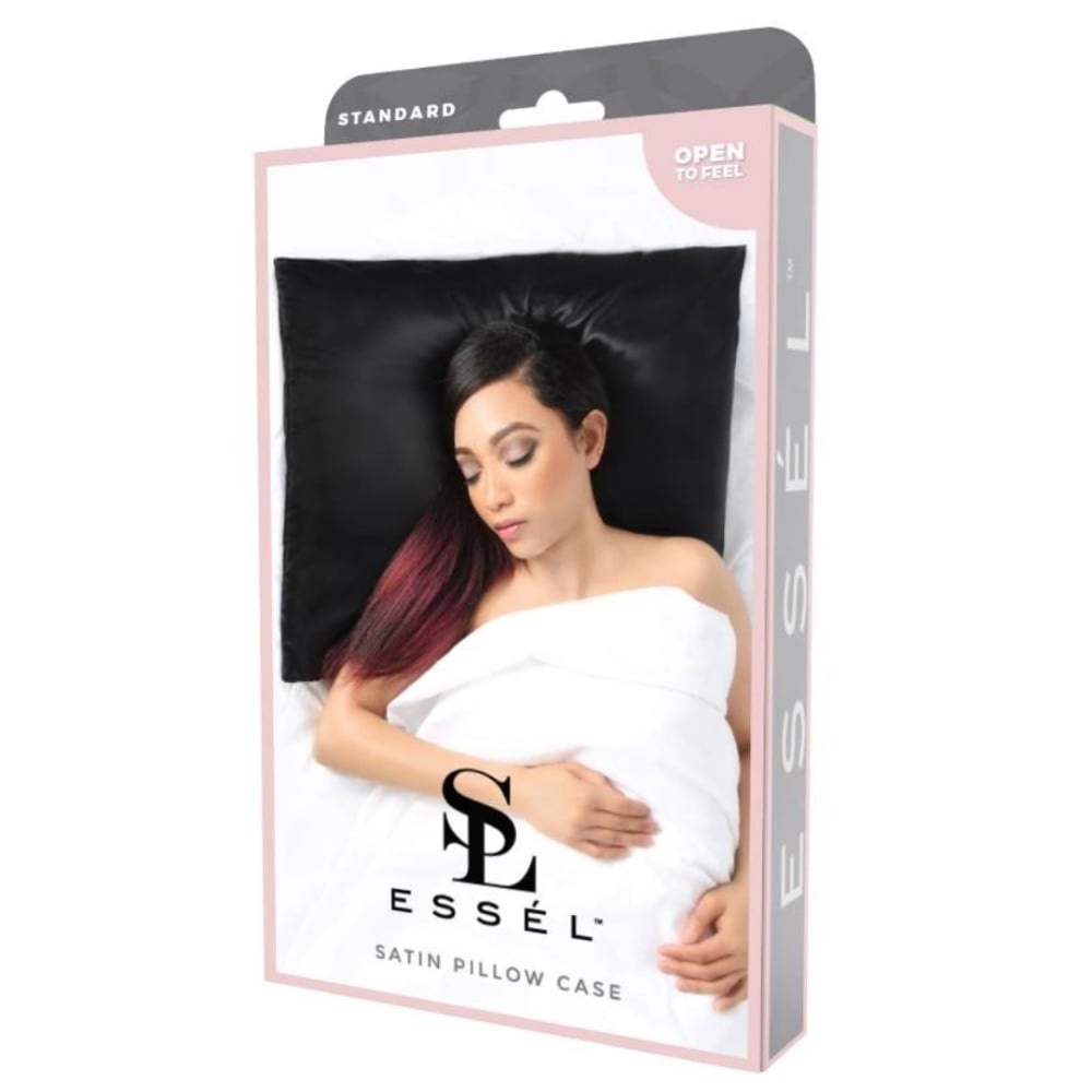 Satin Pillow Case - Zwart