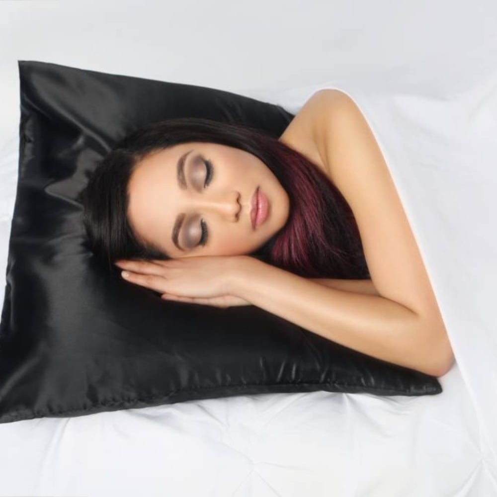 Satin Pillow Case - Zwart