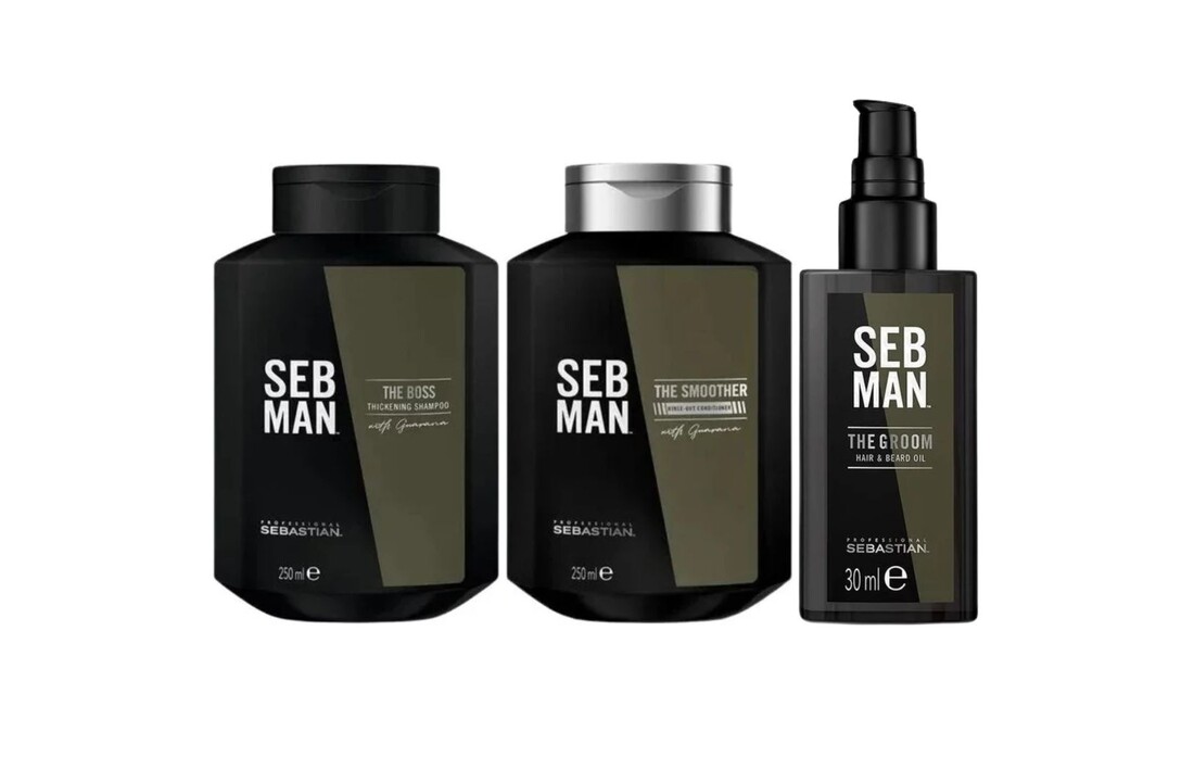 SEB MAN Complete Grooming Set - 250+250+30ml
