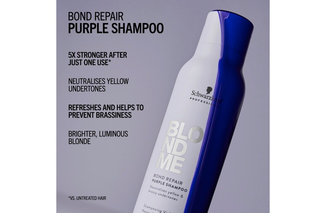 Blond Me Bond Repair Purple Shampoo