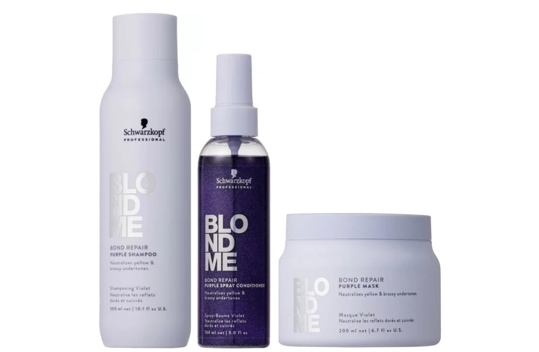 Blond Me Purple Toning XL Set - 300+150+200ml