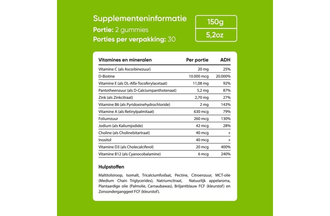 Haarvitamine Apfle - 60pcs