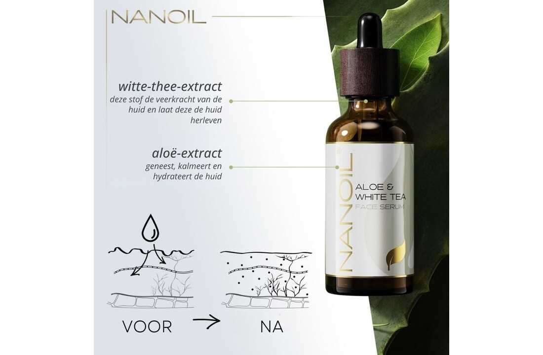 Aloe & White Tea Face Serum - 50ml