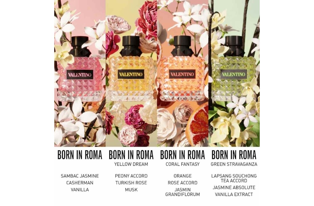Born In Roma Donna Giftset Eau de Parfum - 100ml+15ml+50ml