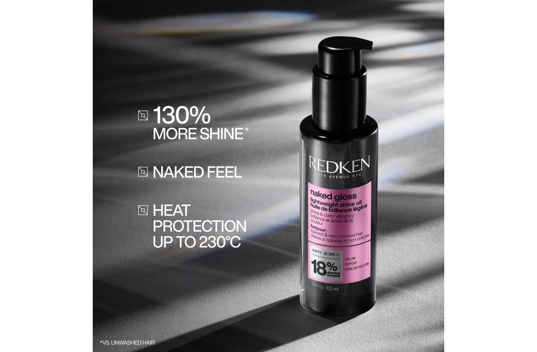 Acidic Color Gloss Naked Gloss Lightweight Shine Oil - 100ml