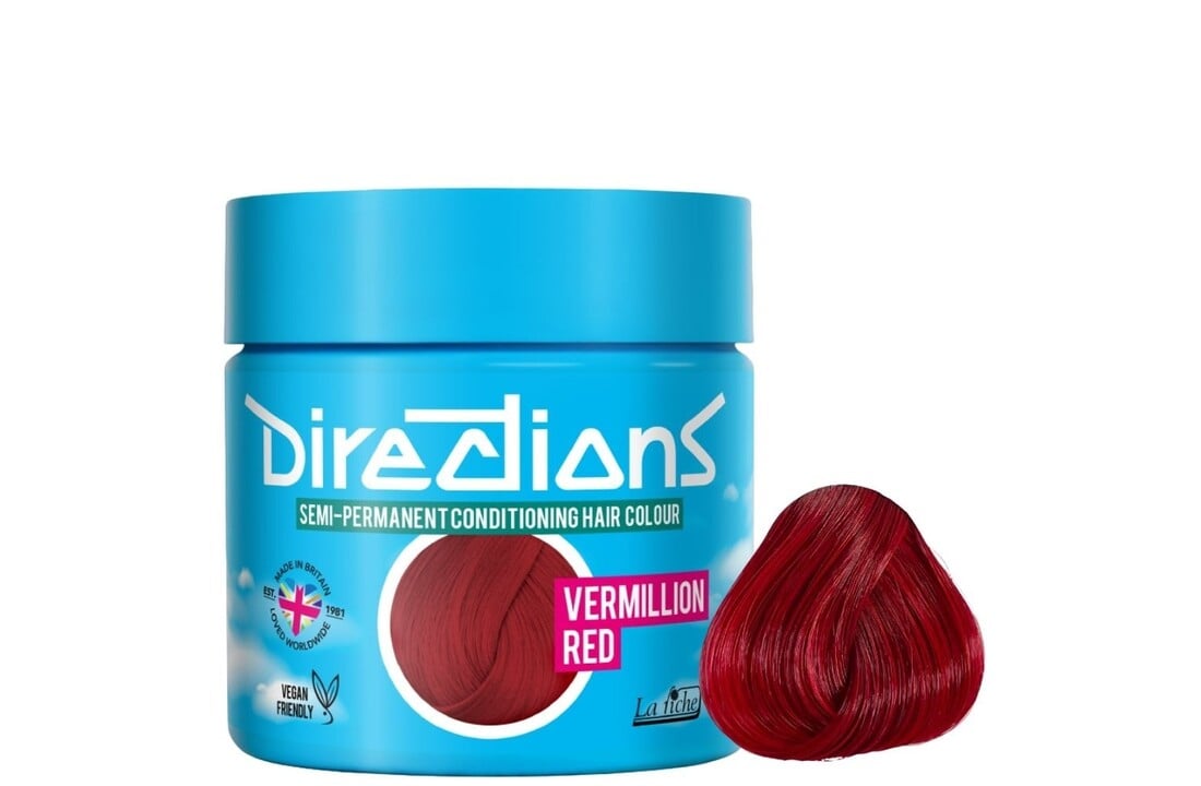 Directions Semi-Permanent Vermillion Red Color - 88ml