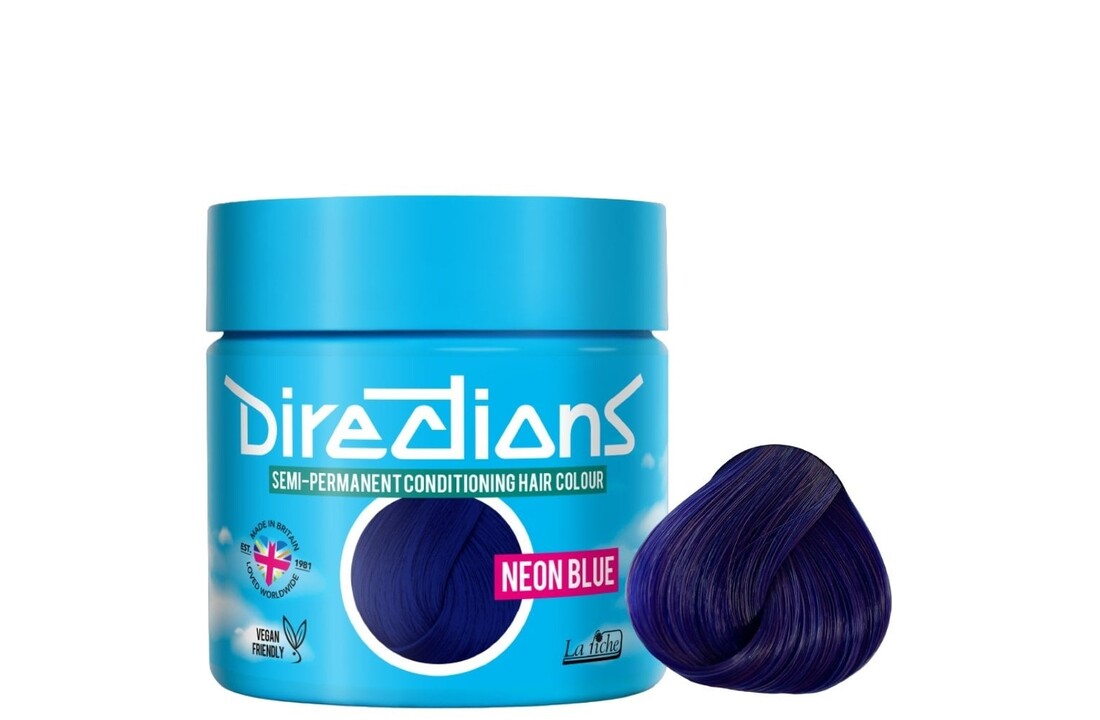 Directions Semi-Permanent Neon Blue Color - 88ml