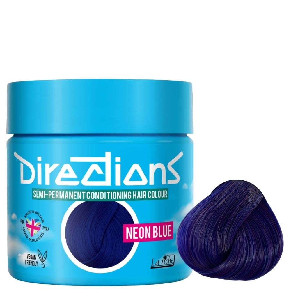 Directions Semi-Permanent Neon Blue Color - 88ml