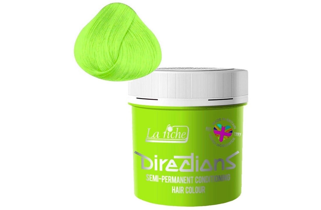 Directions Semi-Permanent Fluorescent Green Color - 88ml