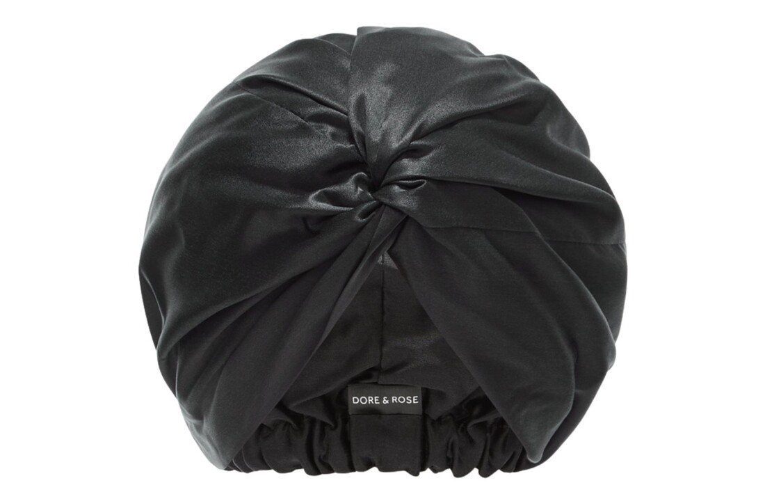 Premium Silk Bonnet Black