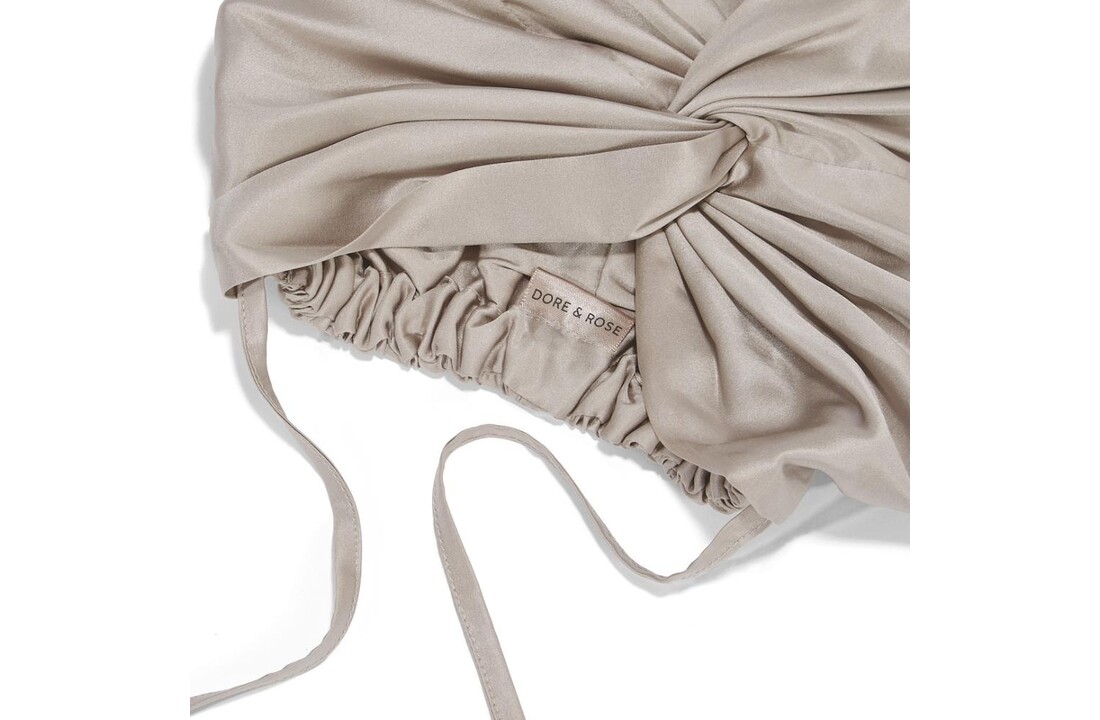 Premium Silk Bonnet Taupe