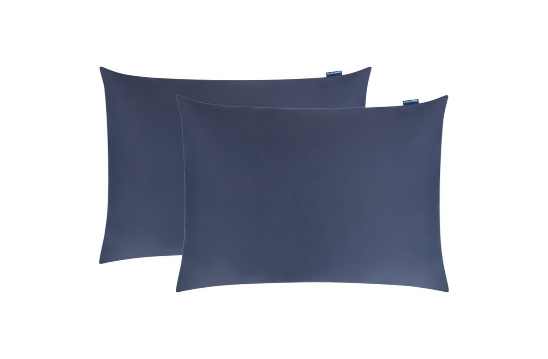 Cooling Pillowcase Navy Blue - 60x70