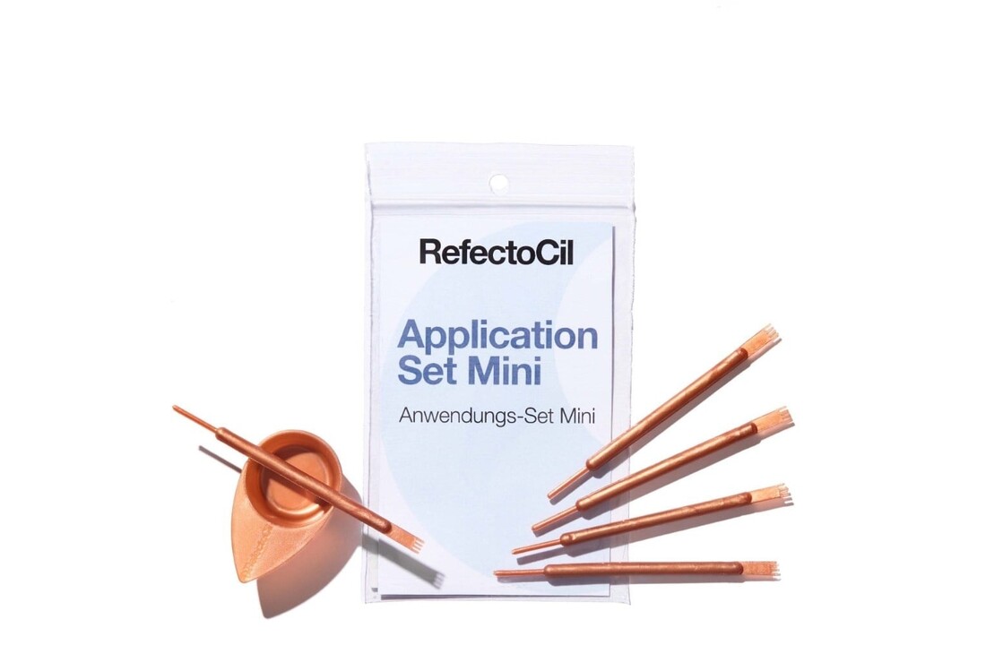Eyelash & Eyebrow Mini Application Set Rose Gold - 10pcs