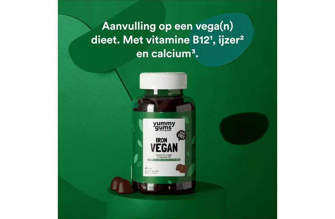 Iron Vegan Complex Gummies - 60pcs