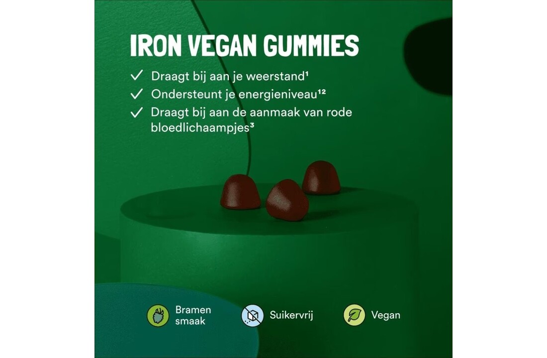 Iron Vegan Complex Gummies - 60pcs
