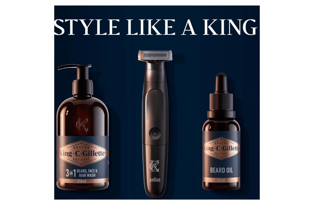King C. Gillette Beard and Face Cleanser - 350ml