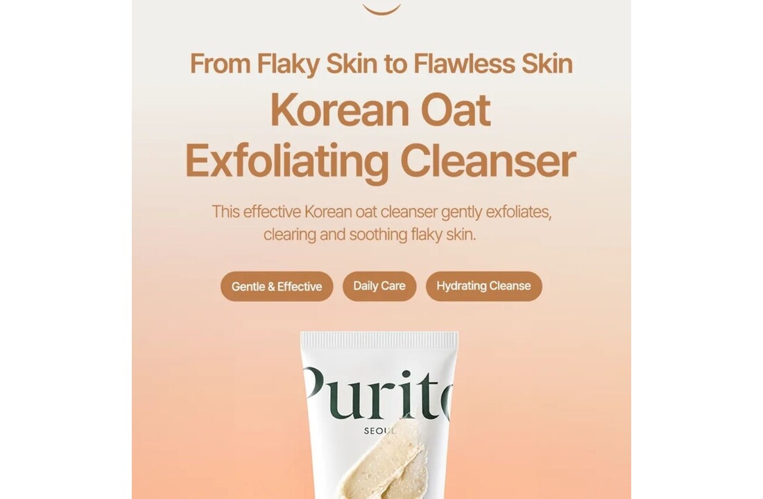Oat Exfoliating Facial Scrub Cleanser - 150ml
