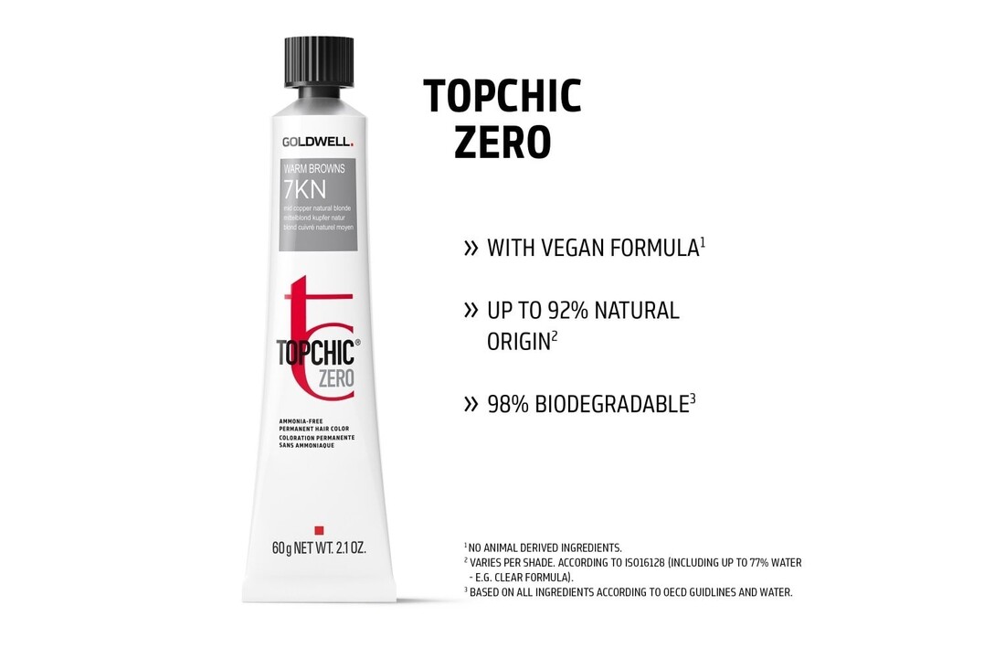 Topchic Zero Hair Color Tube - 60ml