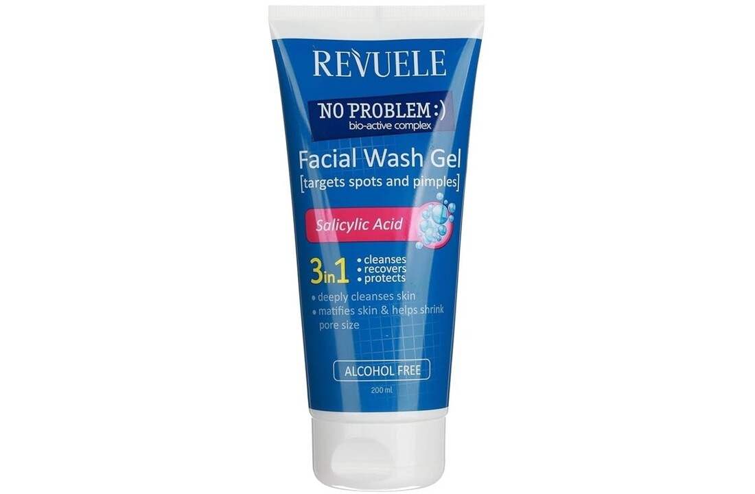 3 in 1 Anti Acne Cleansing Wash Gel with Salicylic Acid - 200 ml
