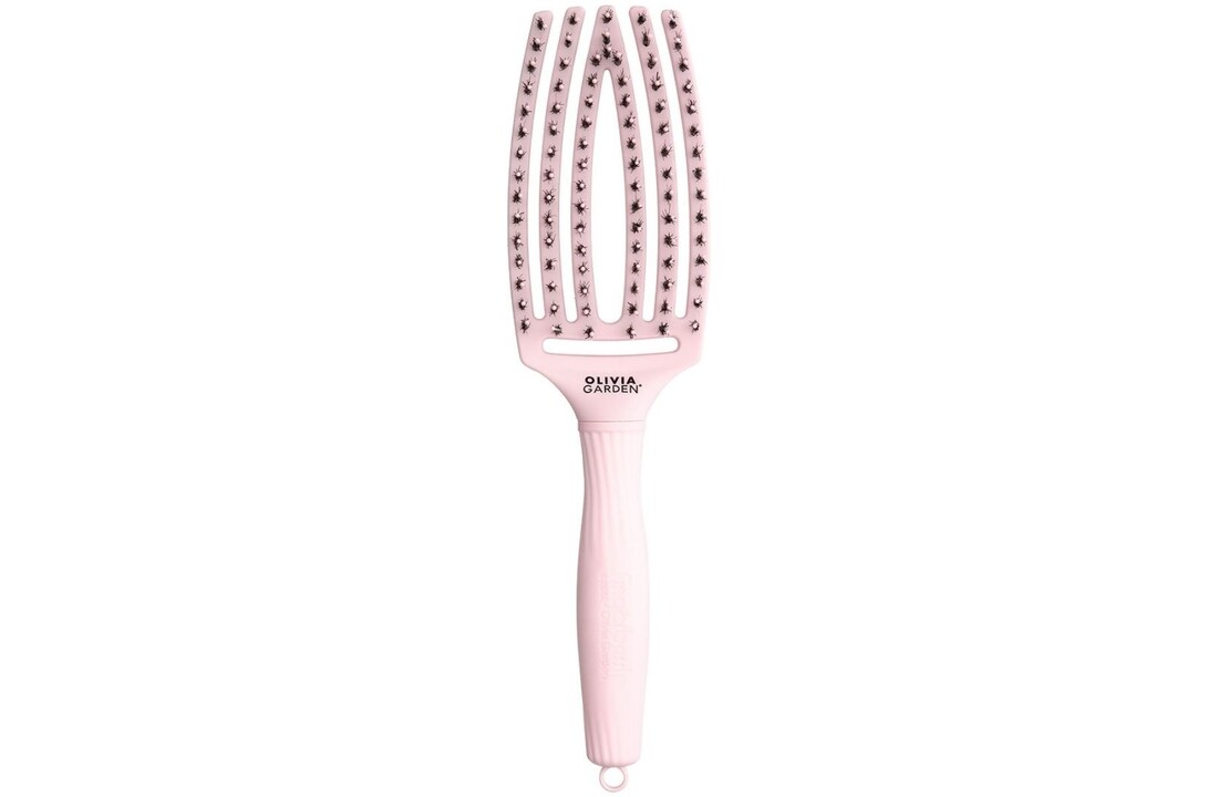 Finger Brush Combo Medium Pastel Pink Haarborstel