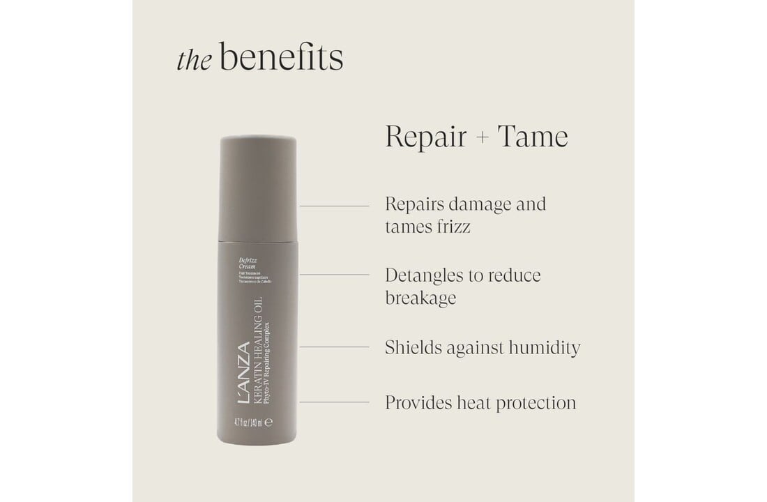 Keratin Healing Oil Defrizz Cream - 140ml