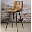 Tower Living Barstoel Navarra - Antraciet of Cognac