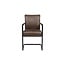 Tower Living Eetkamerstoel Ferro met armleuning - Cognac, donkerbruin, antraciet en groen
