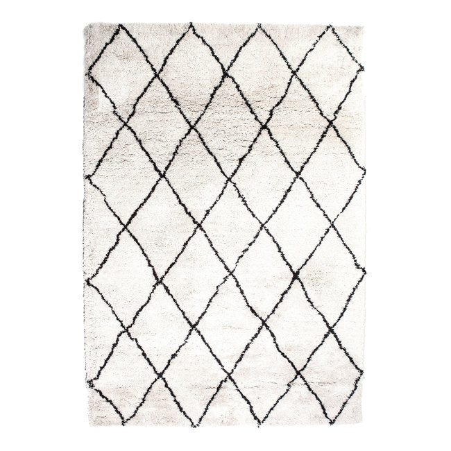 By Boo Vloerkleed Rox 160x230 cm - natural van By-Boo