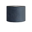Light en Living Kap cilinder VELOURS dusty blue - Diverse afmetingen