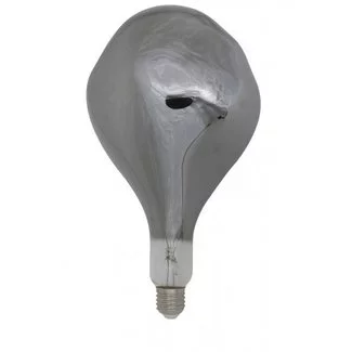 Light en Living Deco LED peer Ø16x32 cm ASYM 4W smoke E27 dimbaar