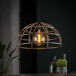 WoonStijl Hanglamp Ø70 dome / Oud zilver