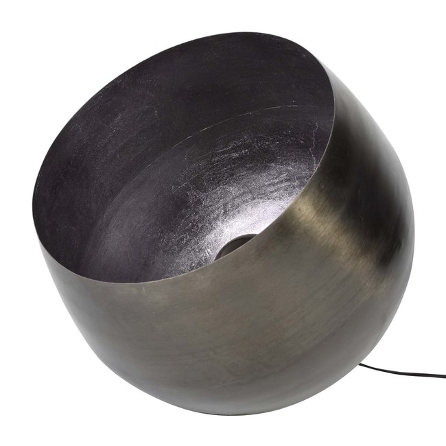 WoonStijl Tafellamp Ø50 basket XL Zwart nikkel