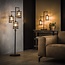 WoonStijl Vloerlamp 3L spindle  slate grey / Slate grey