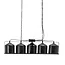 By Boo Industriële Hanglamp Minack Large - Zwart - By-Boo