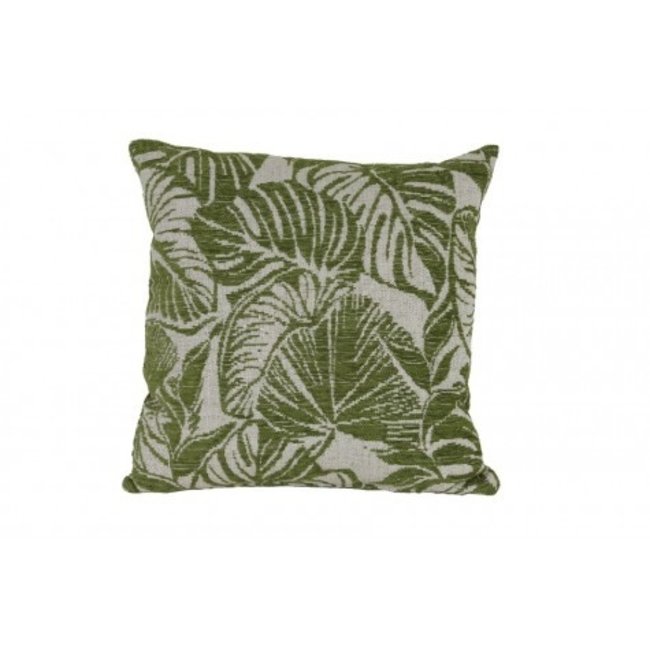 Light en Living Kussen 45x45 cm CAPREA groen - Light & Living