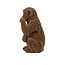 Light en Living Ornament Aap velvet Bruin