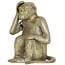 Light en Living Ornament Aap in antique brons finish