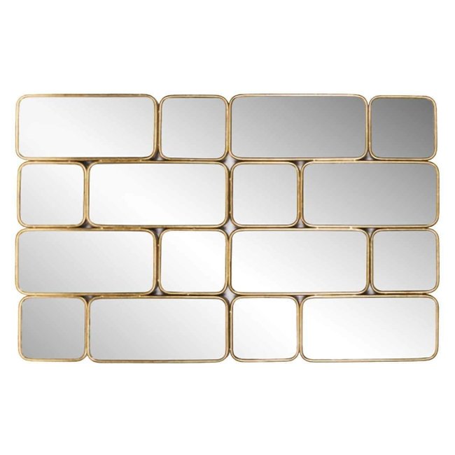 Richmond Interiors  Spiegel Birche met 16 spiegels (Goud)