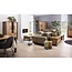 WoonMax Kinga dressoir 4 deurs/2 laden Lamulux Old Teak