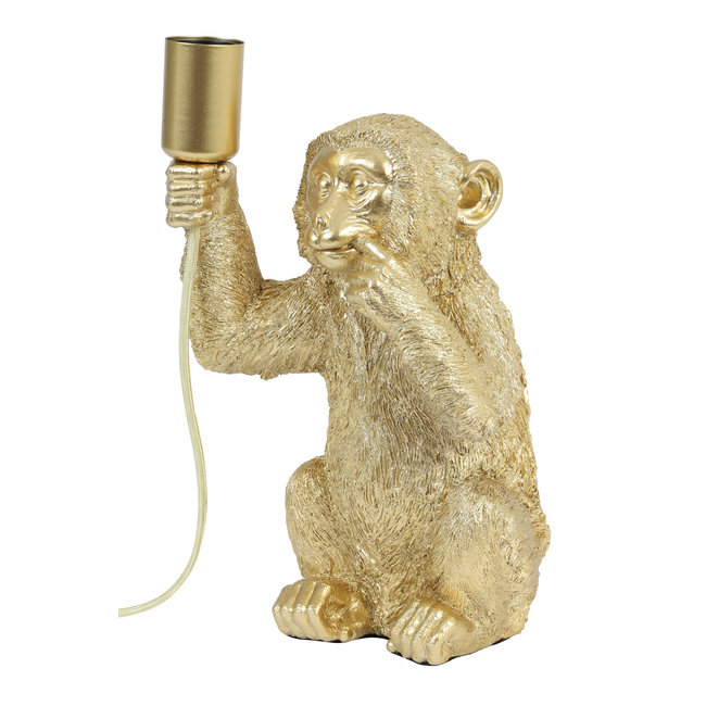 Light en Living Tafellamp aap goud