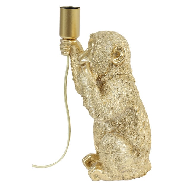 Light en Living Tafellamp aap goud