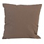 Light en Living Kussen ISHIRI print bruin vierkant