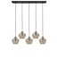Light en Living Hanglamp 5L 104x20x120 cm RAKEL  antiek brons+smoke