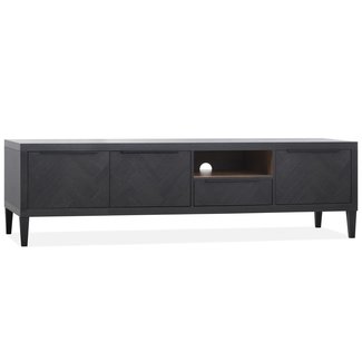 WoonMax Gamma TV meubel  groot 192 cm - visgraat old piano