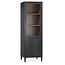 WoonMax Vitrinekast Gamma Old Piano - 1 glazen deur en 1 dichte deur