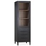WoonMax Vitrinekast Gamma Old Piano met 1 glazen deur en 4 lades
