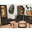 WoonMax Vitrinekast Gamma Old Piano met 1 glazen deur en 4 lades