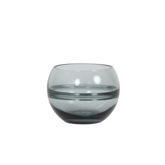 Light en Living Theelicht Ø13x10 cm SOLIS Glas licht grijs