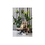 Woood Jouke draaifauteuil kunstleer - Groen en Cognac