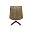 Woood Jouke draaifauteuil kunstleer - Groen en Cognac